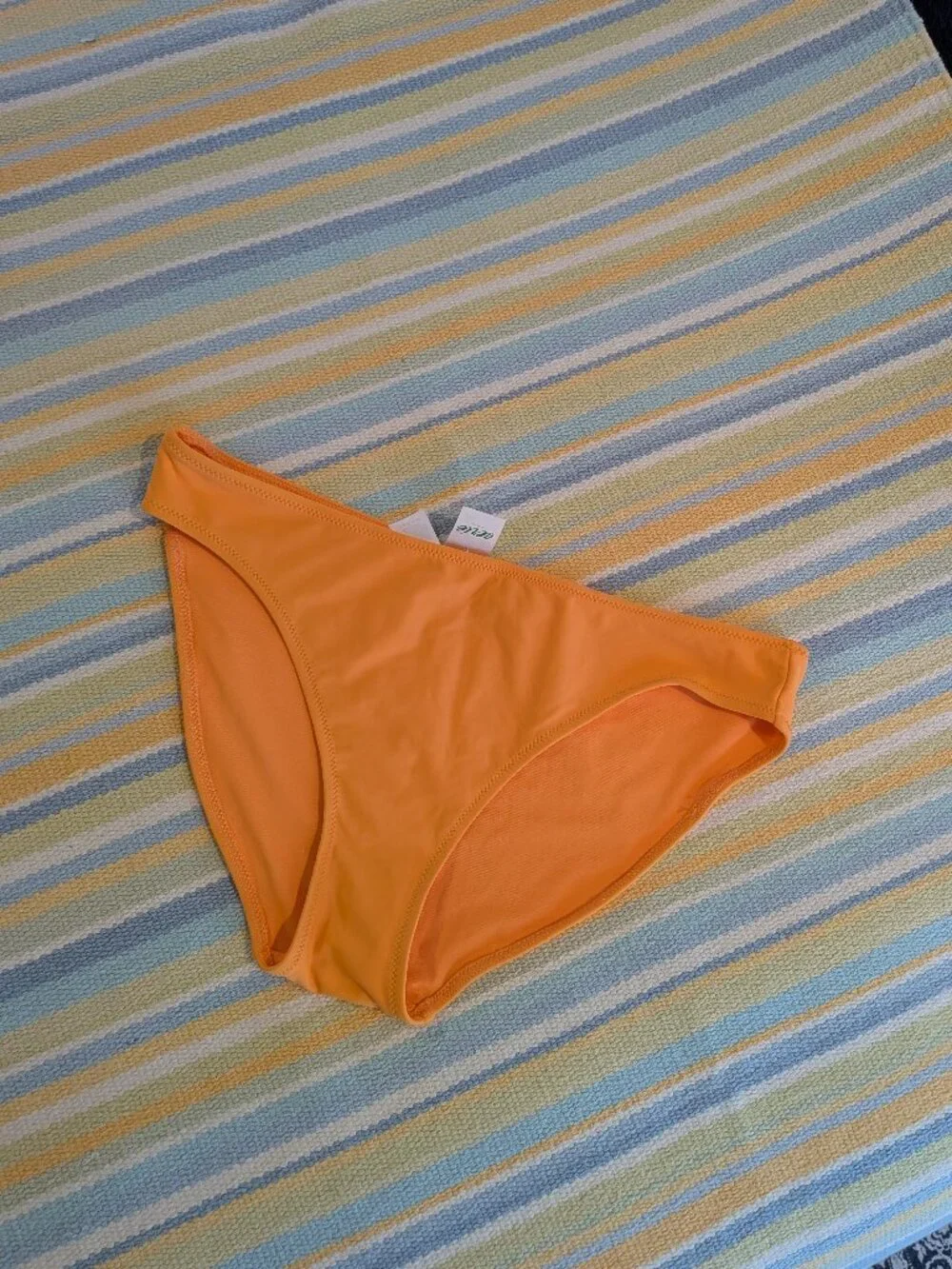 ⭐ NEW NWT Aerie Orange Bikini Bottoms Size Large